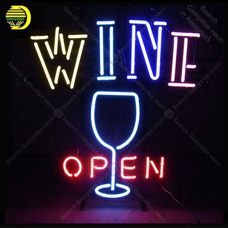 Wine Beer Store - Неоновая вывеска для OPEN WINE и