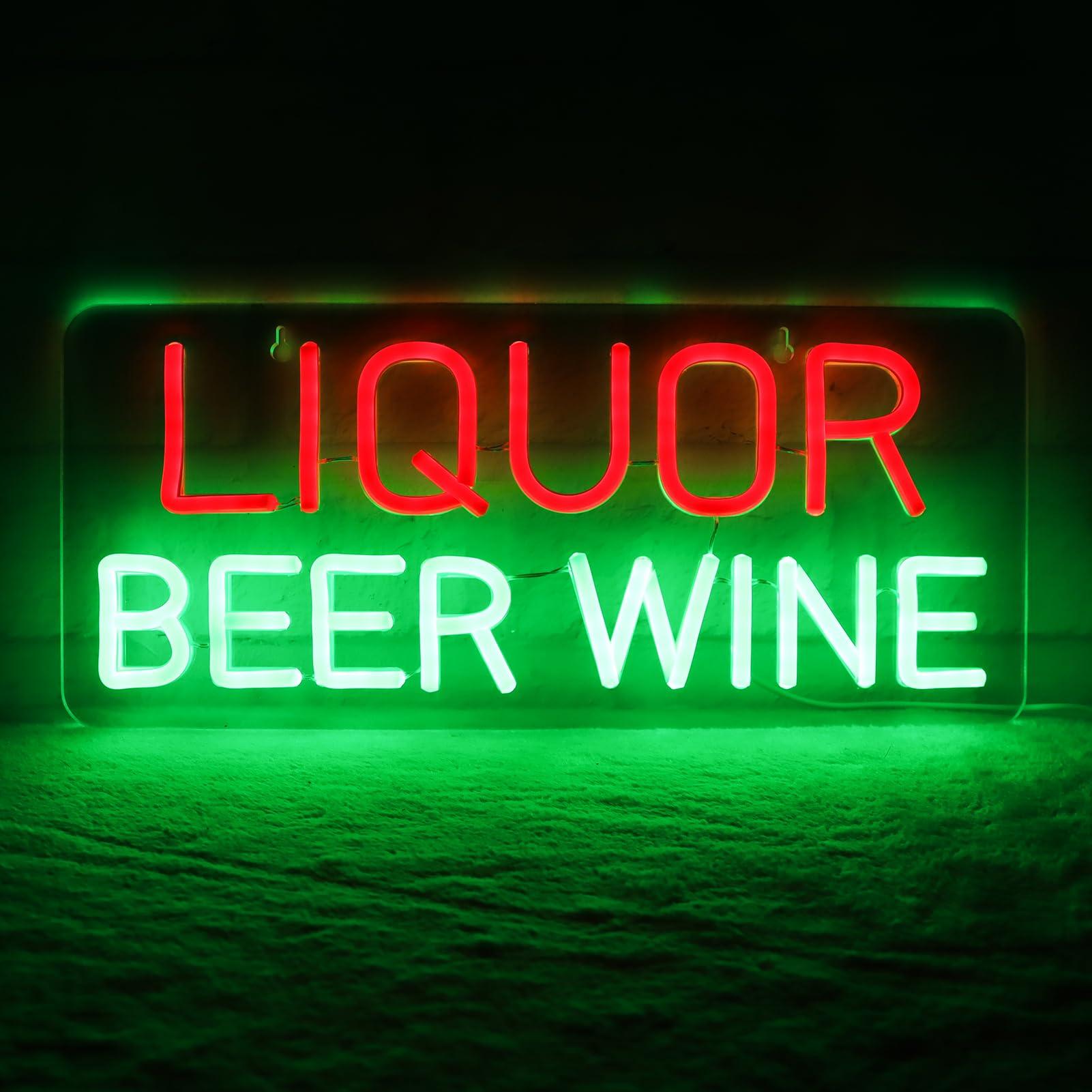 Неоновые вывески для декора ст – обзор и цена Wine Beer Store