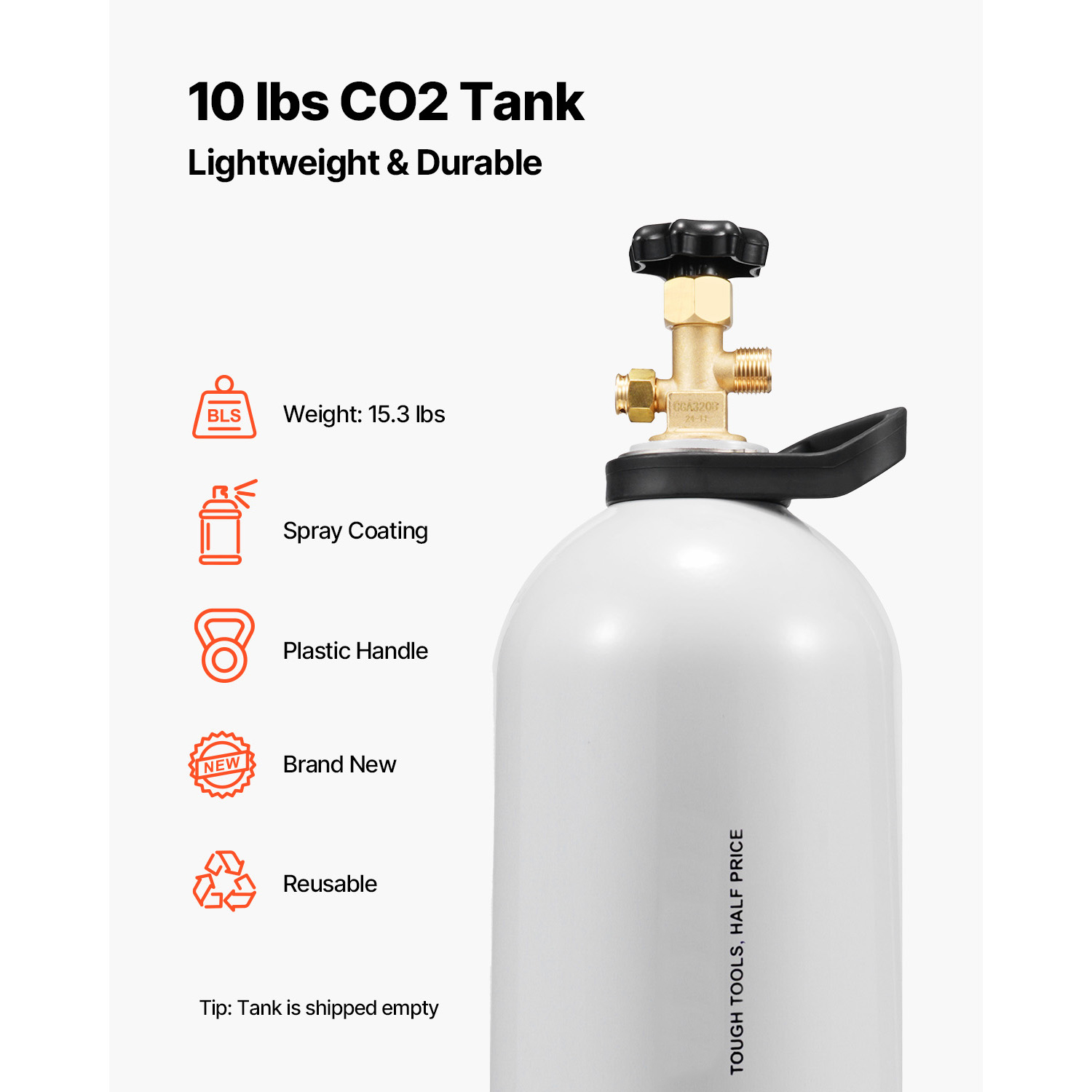 Баллон CO2 SucceBuy, 10 фунтов – обзор и цена Beer & Wine Downtown